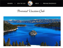 Tablet Screenshot of perennialvacationclub.com